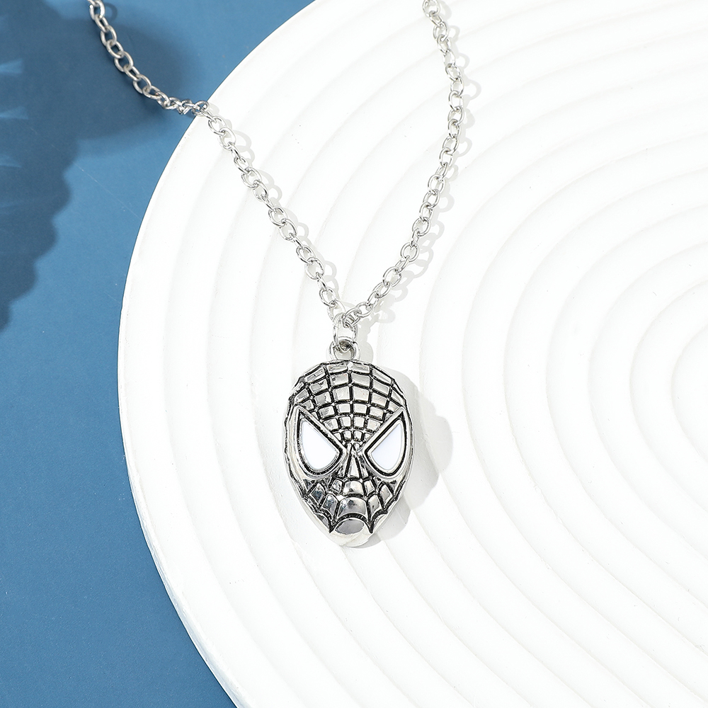 Necklace Pendant - Superhero Spider Man Mask Pendant Necklace
