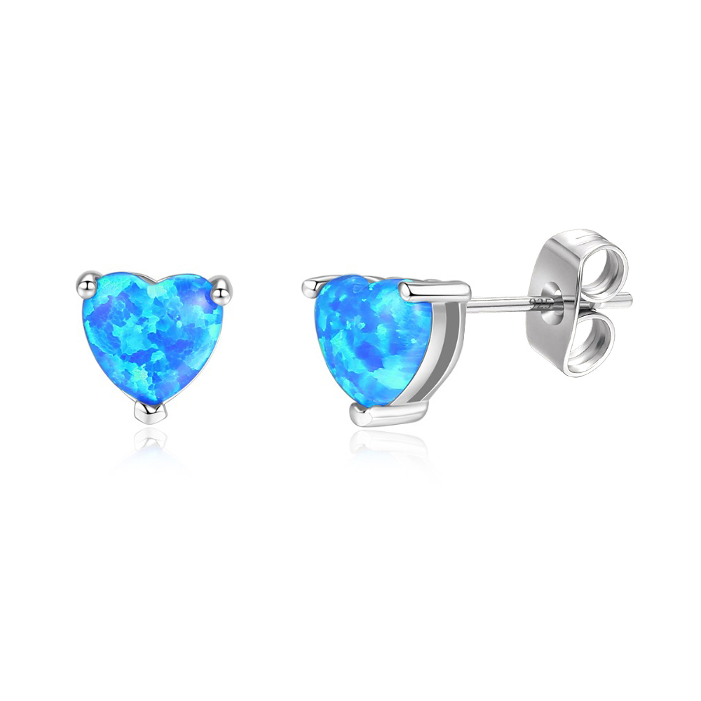 CiNily 925 Sterling Silver Stu - Opal Earrings Dangle 评论和价格
