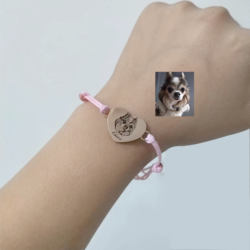RetroGem Creative Custom Pet P - Rose Gold Bracelet 评论和价格