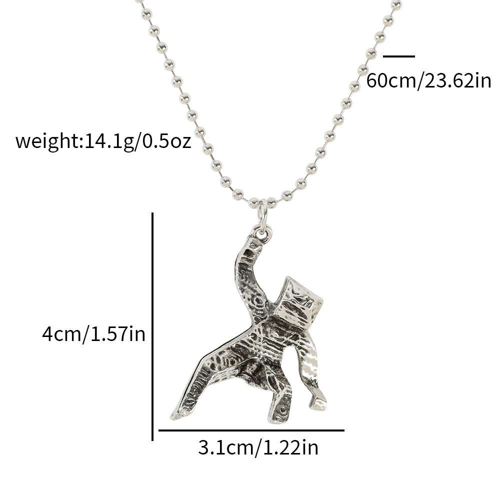 3D Xenon Rock Little Man Proje - Necklace Pendant 评论和价格