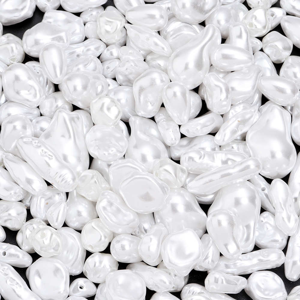 20pcs/lot Irregular ABS Imitat - Pearl Necklace 评论和价格