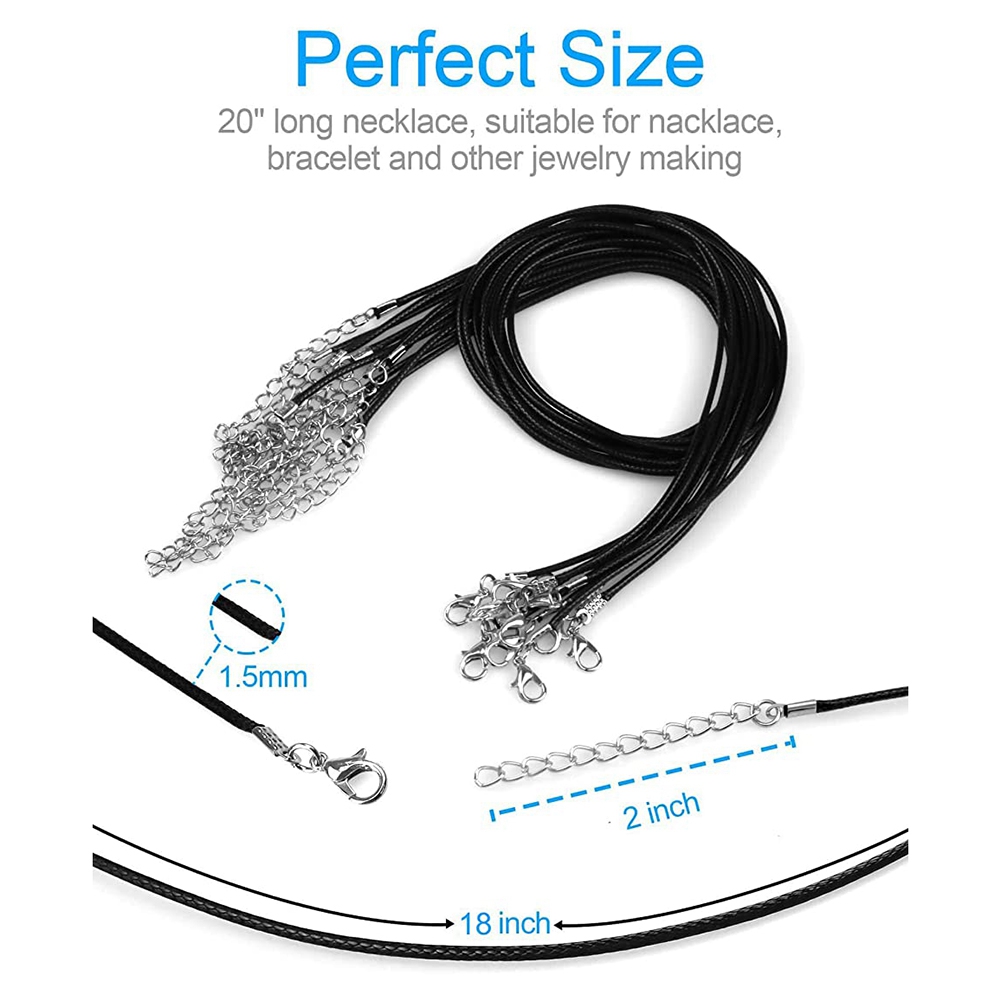 ABQR 24PCS Cord Necklace, 20 i - Necklace Pendant 评论和价格