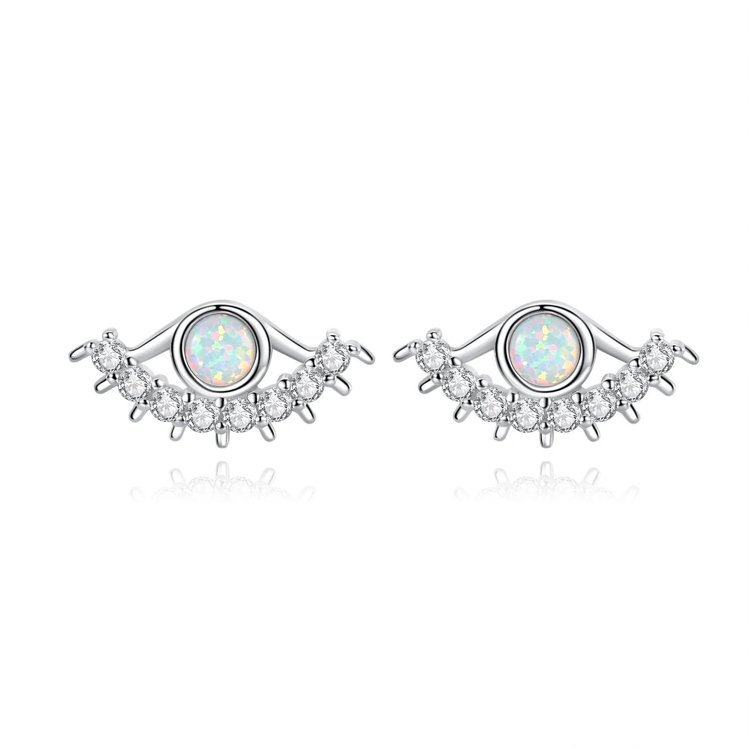 KALETINE 925 Sterling Silver O - Opal Earrings Dangle 评论和价格