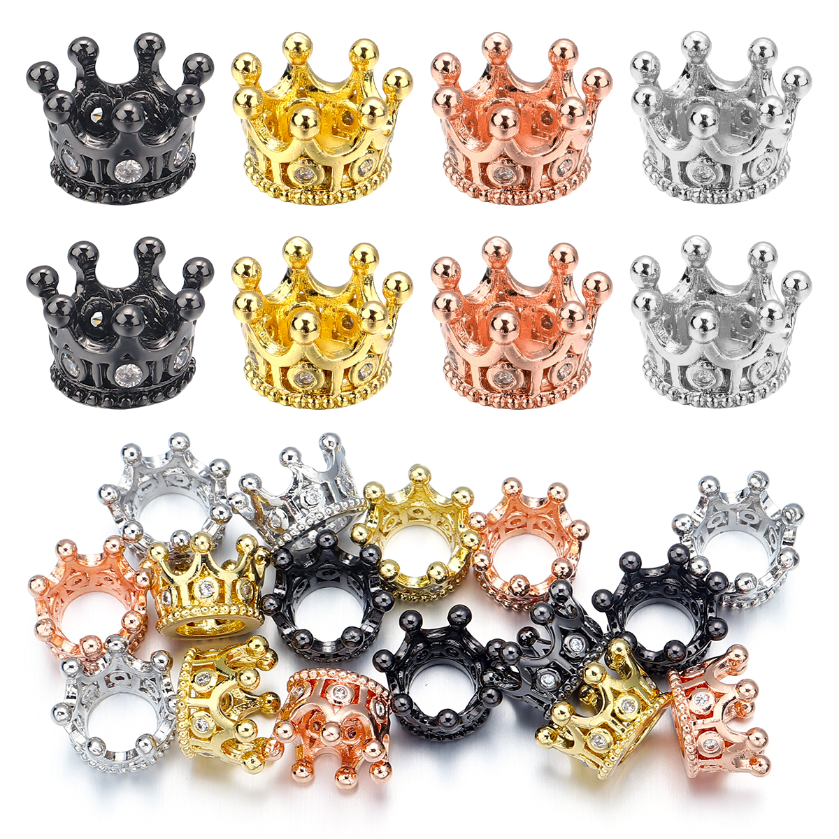 2pcs/lot Copper Inlaid Zircon  - Rose Gold Bracelet 评论和价格