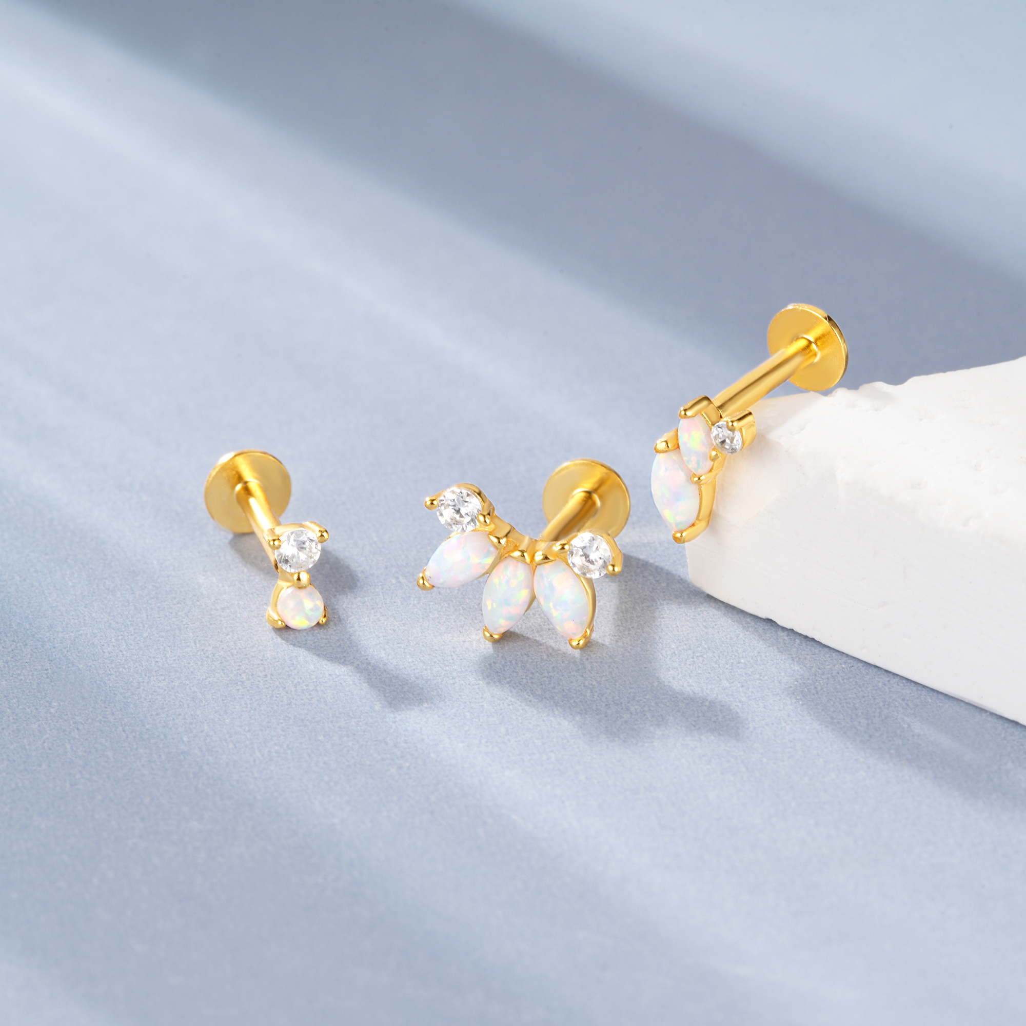 CANNER 1Pc 925 Sterling Silver - Opal Earrings Dangle 评论和价格