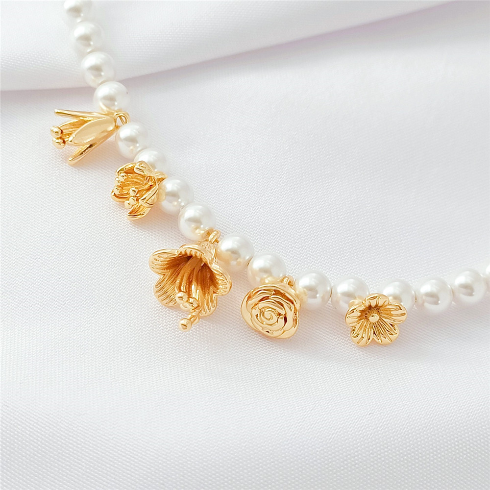 Silver 14K Gold-plated Lily of - Rose Gold Bracelet 评论和价格