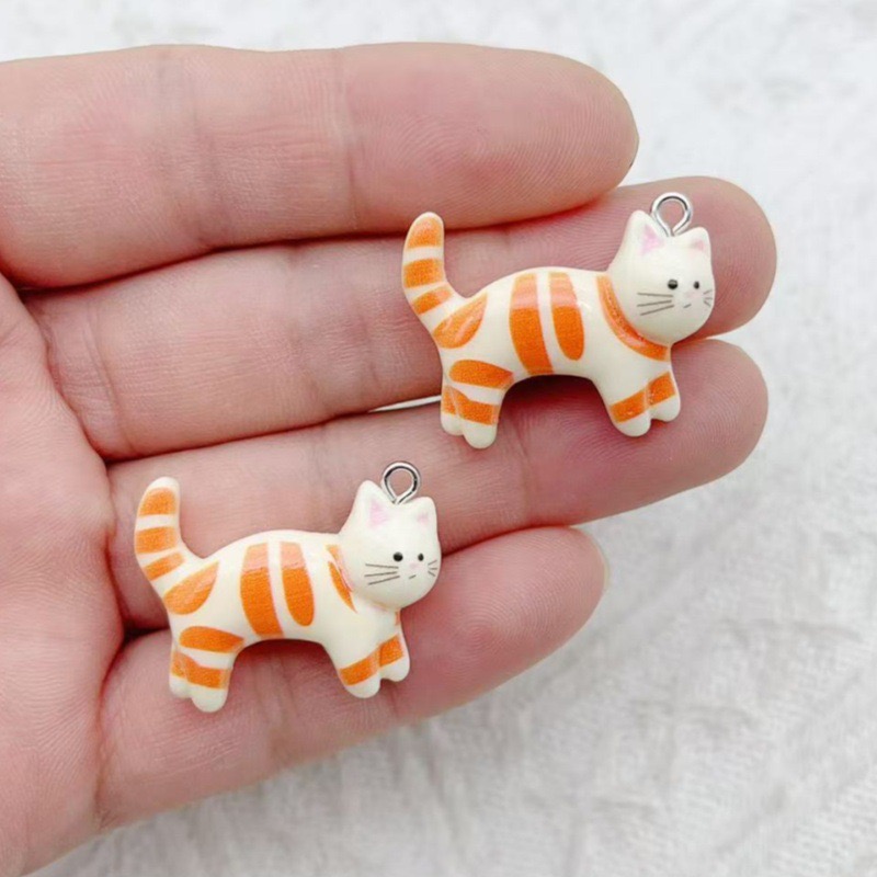 10pcs resin cartoon cat animal - Necklace Pendant 评论和价格