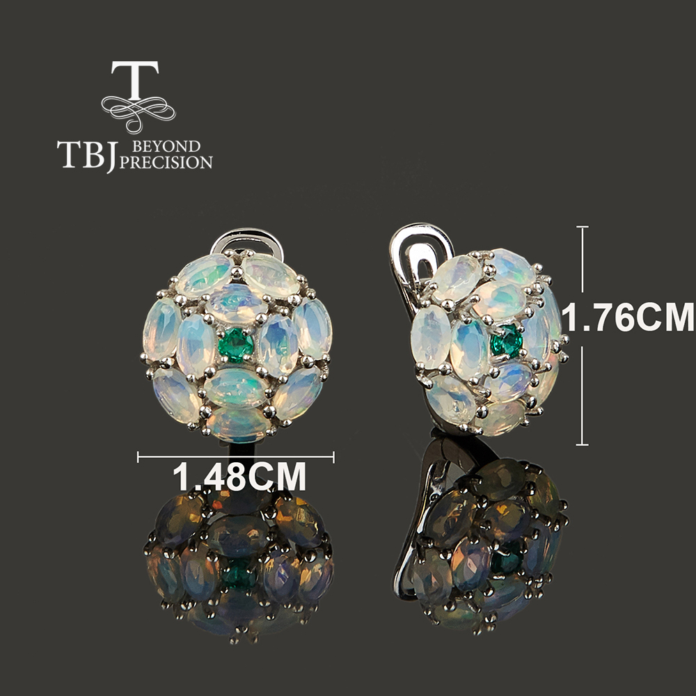 Women's 925 Sterling Silver ro - Opal Earrings Dangle 评论和价格