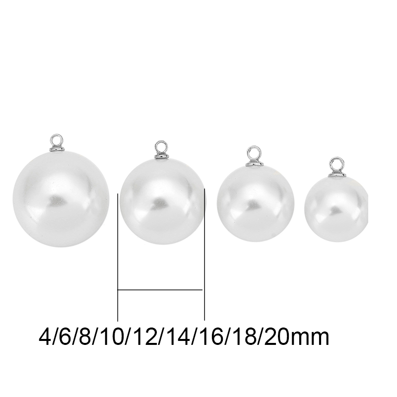 20pcs Imitation Pearl Beads Ea - Pearl Necklace 评论和价格