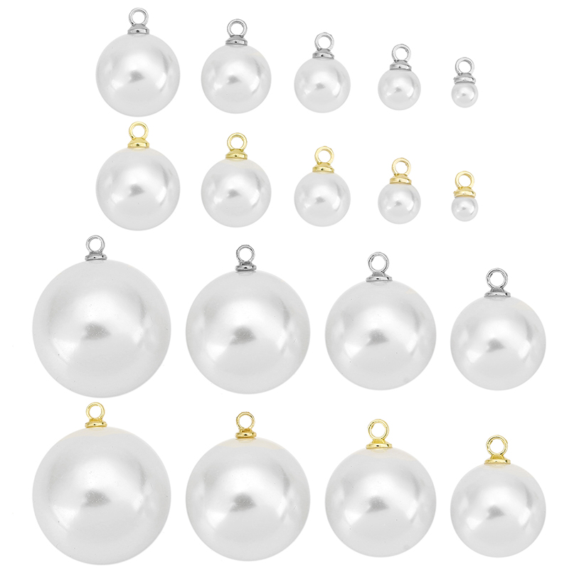 20pcs Imitation Pearl Beads Ea - Pearl Necklace 评论和价格