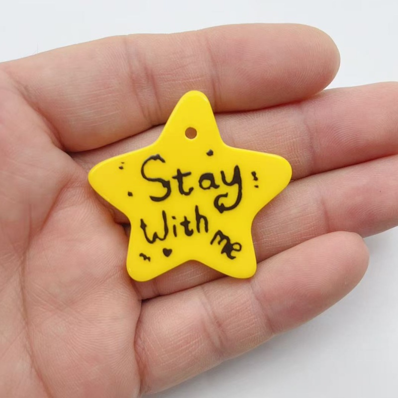 10pcs Pentagram Resin Small Ac - Necklace Pendant 评论和价格
