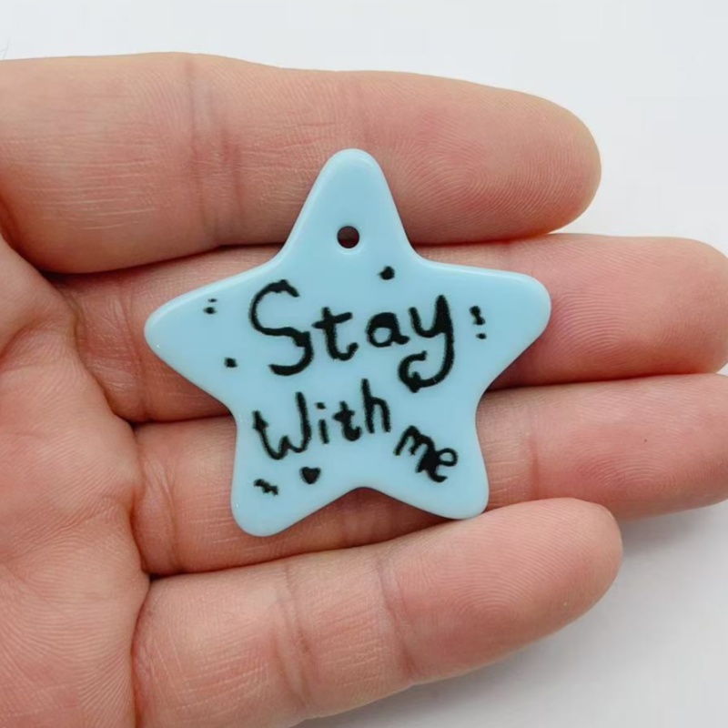 10pcs Pentagram Resin Small Ac - Necklace Pendant 评论和价格