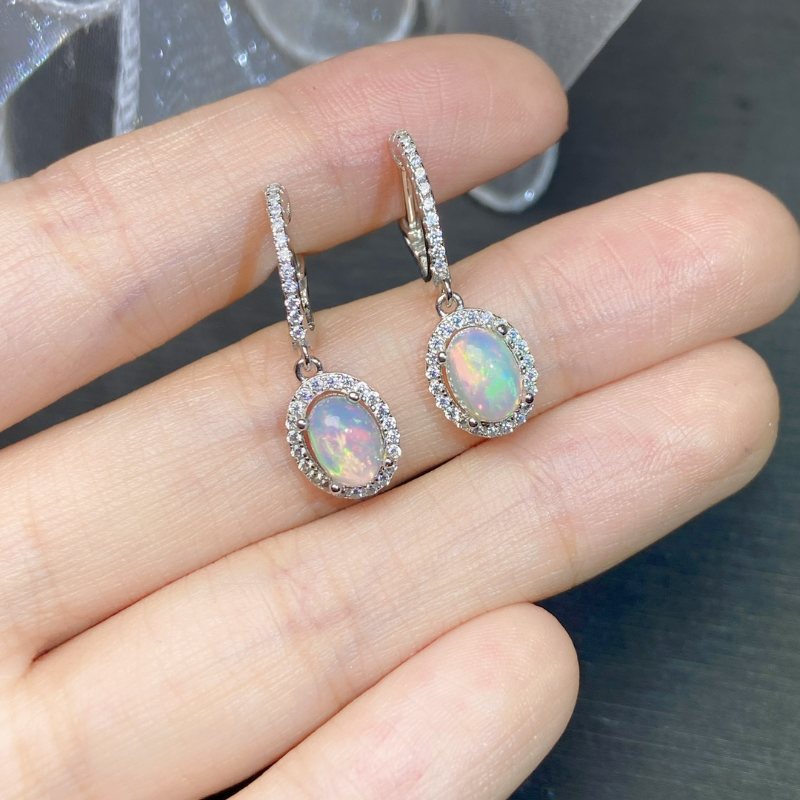 YULEM Versatile Style with Nat - Opal Earrings Dangle 评论和价格