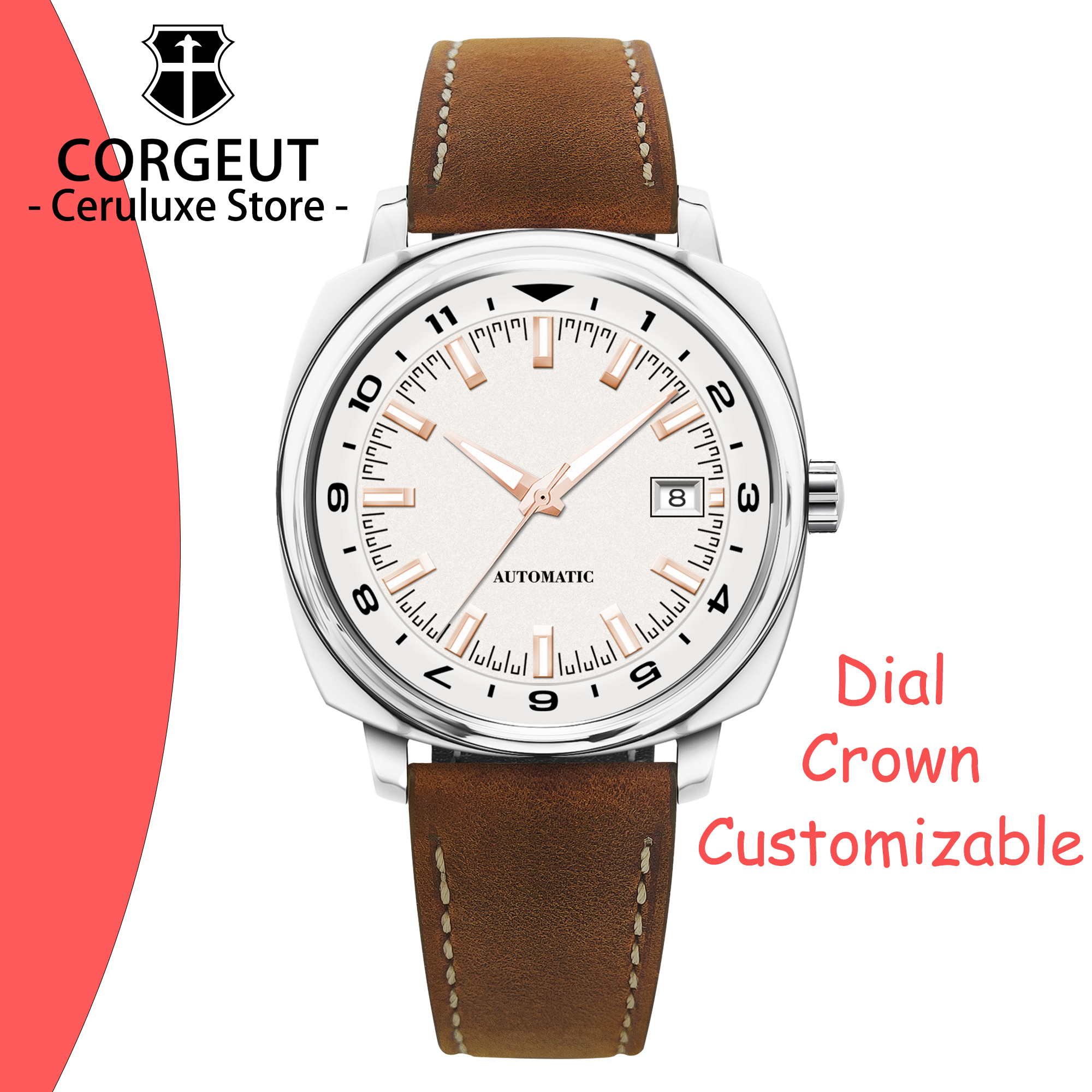 CUSTOM 42MM Stainless Steel Sa - Automatic Watch Winder 评论和价格
