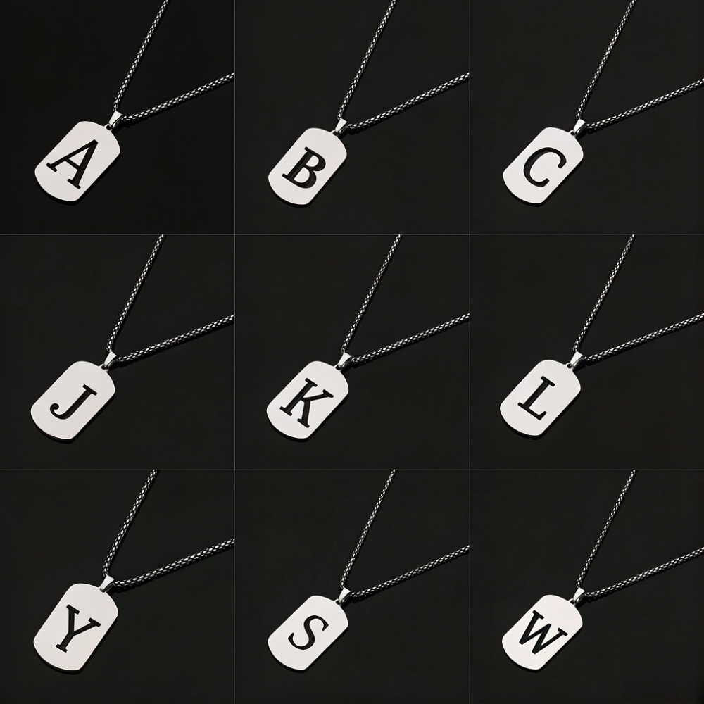 Personalized Stainless Steel I - Necklace Pendant 评论和价格