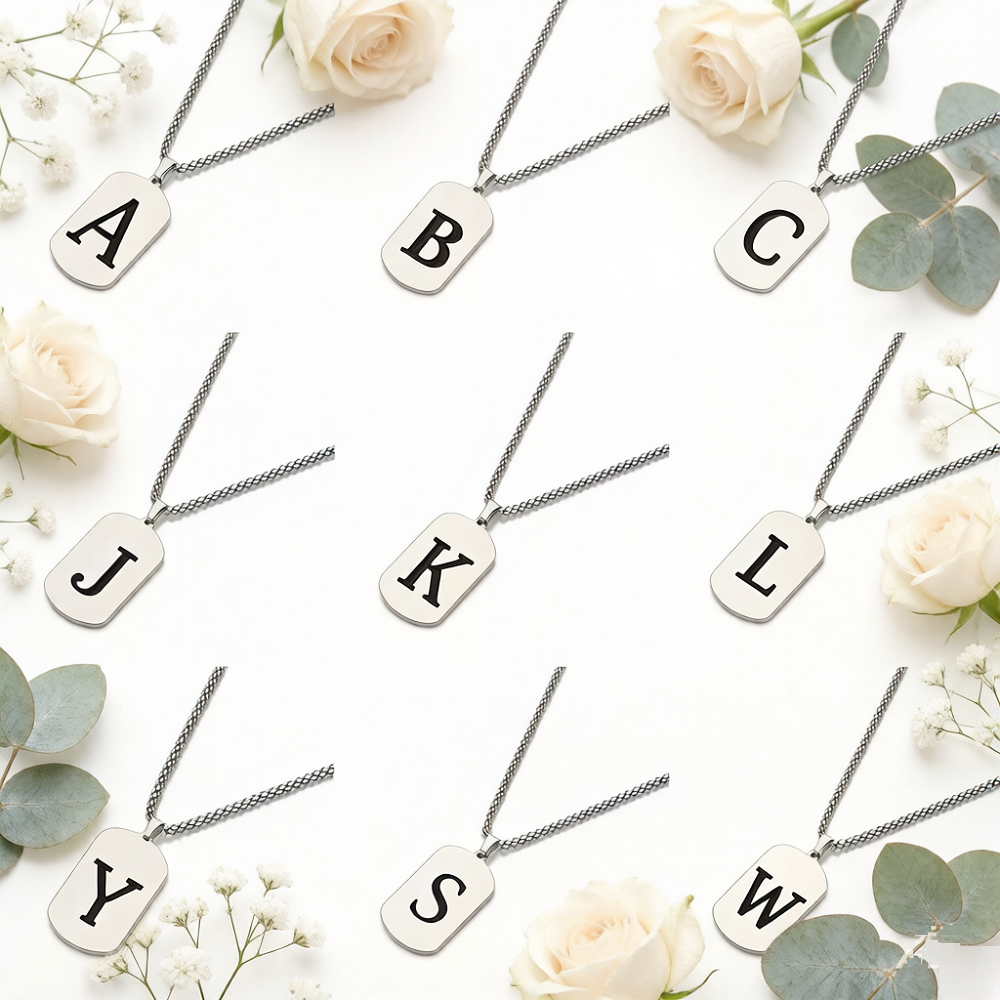 Personalized Stainless Steel I - Necklace Pendant 评论和价格